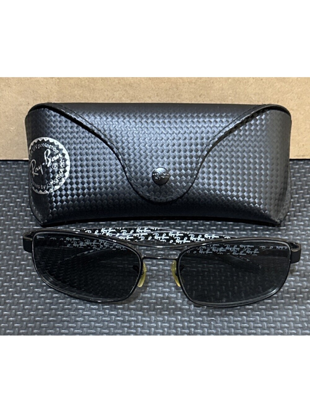 Ray Ban RB8316 002/N5 Black CARBON / Green Classic AUTHENTIC | Polarized P3 PLUS